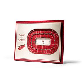 NHL Detroit Red Wings StadiumViews 3-D Wall Art - Joe Louis Arena 
