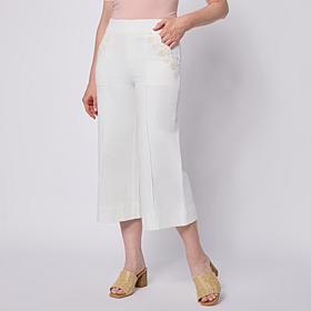 Nina Leonard Culotte Pull-On Pant
