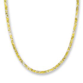 Nomination Italy Sterling Silver Multicolor Stone Mesh Necklace