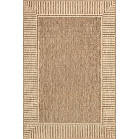 nuLOOM 3' 6" x 5' Asha Simple Border Indoor/Outdoor Area Rug