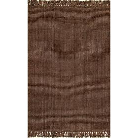nuLOOM 6' x 9' Daniela Farmhouse Chunky Jute Area Rug 