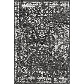 nuLOOM Arlena Vintage Traditional Area Rug 4' x 6' Charcoal