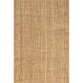 nuLOOM Ashli Solid Farmhouse Jute 5' x 8' Area Rug