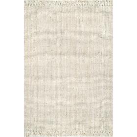 nuLOOM Daniela Farmhouse Chunky Jute Area Rug - 7'6" x 10'6" Off White