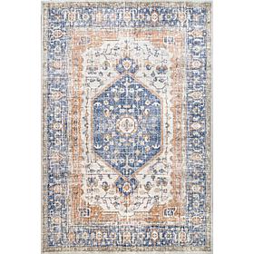 nuLOOM Jacquie Vintage Floral Area Rug - 4' x 6' Blue