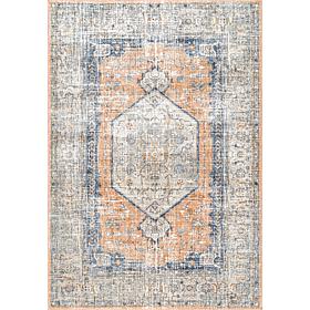 nuLOOM Jacquie Vintage Floral Area Rug - 6' 7" x 9' Peach