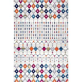 nuLOOM Moroccan Blythe Area Rug - 6' 7" x 9' Multi