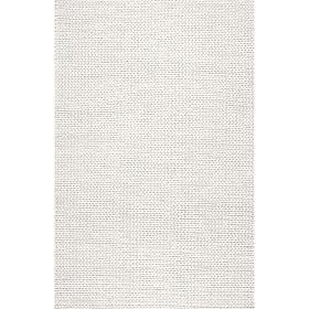 nuLOOM Penelope Braided Wool Area Rug 6' x 9' Off White