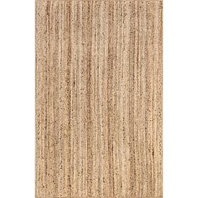 nuLOOM Rigo Hand Woven Farmhouse Jute Area Rug - 8' x 10' Natural