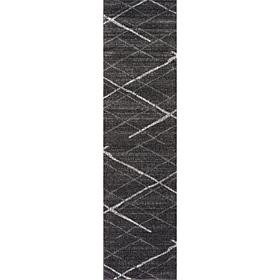 nuLOOM Thigpen Contemporary Area Rug - 2' 5" x 9' 5" Dark Gray