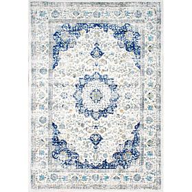nuLOOM Verona Vintage Persian Area Rug - 4' x 6' Blue