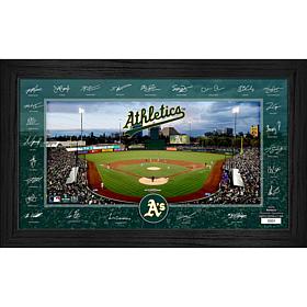 Oakland Athletics Framed 2025 Signature Field Team Roster