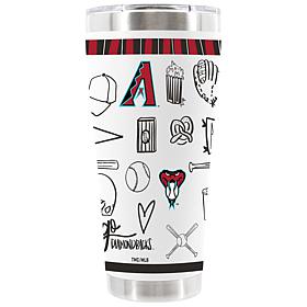 Official MLB 30oz Stainless Steel Tumbler Arizona
