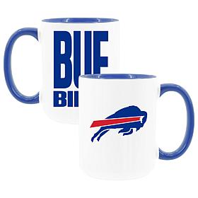 Official NFL TRI Team Code 15 oz. Mug 2-pack - Buffalo Bills