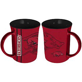 Officially Licensed College Team Spirit 15oz Ceramic Mug 2pk Arkansas