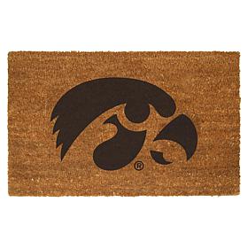 Officially Licensed Colored Logo Door Mat - Iowa