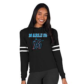 Officially Licensed Concepts Sport Marathon Ladies Hooded - Rockies