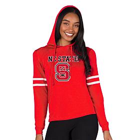 Officially Licensed Concepts Sport Marathon Ladies Hood Top - NC State