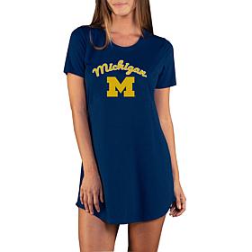 Officially Licensed Concepts Sport Marathon Ladies Nightshirt Michigan