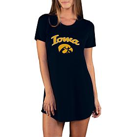 Officially Licensed Concepts Sport Marathon Ladies Nightshirt - Iowa
