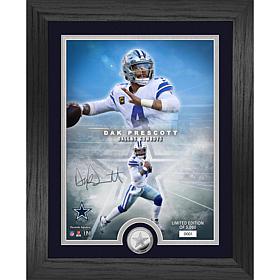 Officially Licensed Dak Prescott NFL Legends Bronze Coin Photo Mint