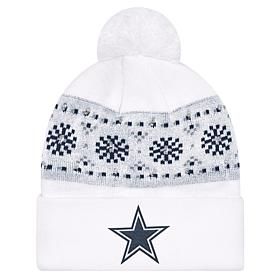 Officially Licensed Dallas Cowboys NFL Holiday Sweater Light Up Beanie