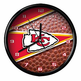 Officially Licensed Kansas City Chiefs Team Football Clock