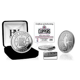 Officially Licensed LA Clippers Silver Mint Coin