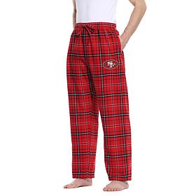 Officially Licensed Men's Plaid Flannel Pant by Concept Sports - 49ers