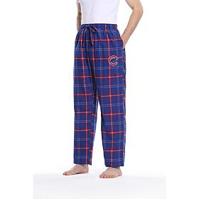 Officially Licensed Men's Plaid Flannel Pant by Concepts Sport-Cubs