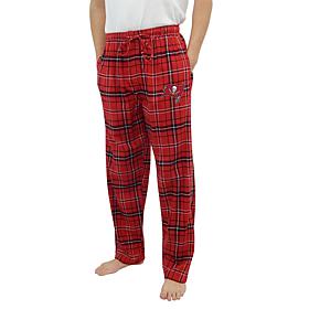 Officially Licensed Men's Plaid Flannel Pant Concept Sports-Buccaneers