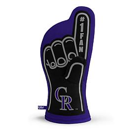 Officially Licensed MLB #1 Oven Mitt - Colorado Rockies