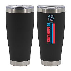 Officially Licensed MLB 20 oz. Stainless Steel Tumbler - Marlins