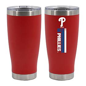 Officially Licensed MLB 20 oz. Stainless Steel Tumbler - Phillies