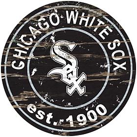 Officially Licensed MLB 24" Established Date Sign - Chicago White Sox