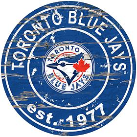 Officially Licensed MLB 24" Established Date Sign - Toronto Blue Jays