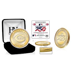 Officially-Licensed MLB 250th Anniversary Bronze Coin, Cincinnati R...