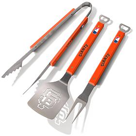 Officially Licensed MLB 3-Piece BBQ Set - San Francisco Giants