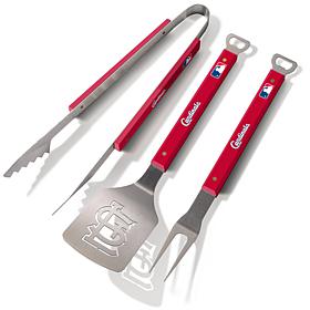 Officially Licensed MLB 3-Piece BBQ Set - St. Louis Cardinals