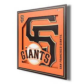 Officially Licensed MLB 3D Logo Series 12 x 12 Wall Art-San Francisco