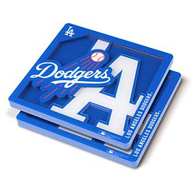 Officially Licensed MLB 3D Logo Series Coaster - Los Angeles Dodgers