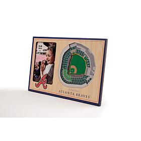 Officially Licensed MLB 3D StadiumViews Frame - Atlanta Braves