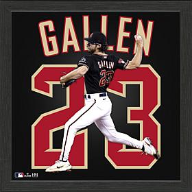 Officially Licensed MLB and MLBPA Zac Gallen Diamondbacks Jersey Frame