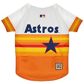 Officially Licensed MLB Astros Vintage Rainbow Pet Jersey