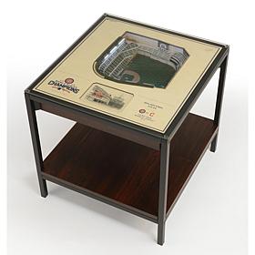 Officially Licensed MLB Chicago Cubs 25-Layer StadiumViews End Table