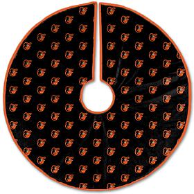 Officially Licensed MLB Christmas Tree Skirt - Baltimore Orioles 