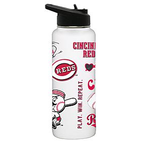 Officially-Licensed MLB Cincinnati Reds 34oz Stainless Steel Tumbler