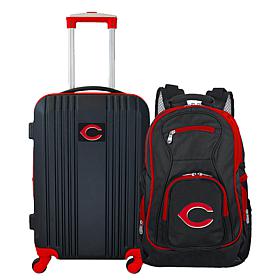 Officially Licensed MLB Cincinnati Reds Premium Backpack & Carry-On