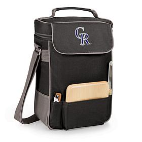Officially Licensed MLB Colorado Rockies Wine & Cheese Tote