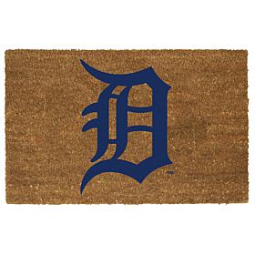 Officially Licensed MLB Colored Logo Door Mat - Tigers
